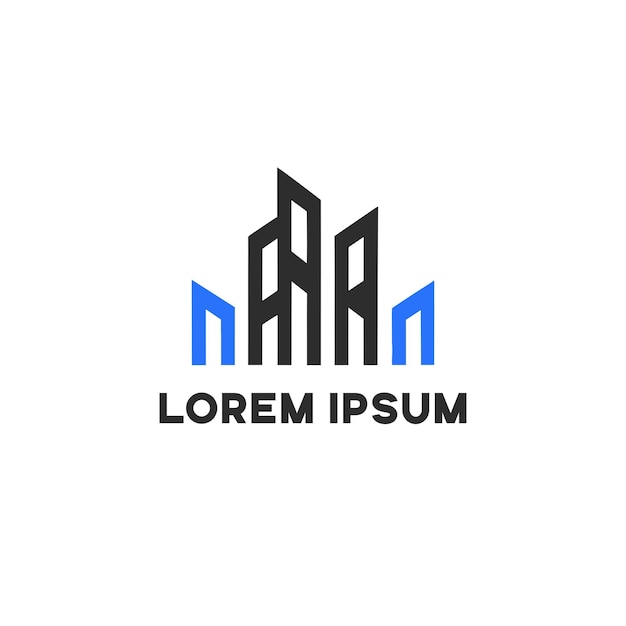 real estate modern logo