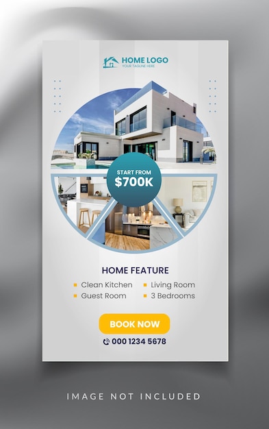 Real estate property agency instagram and facebook stories