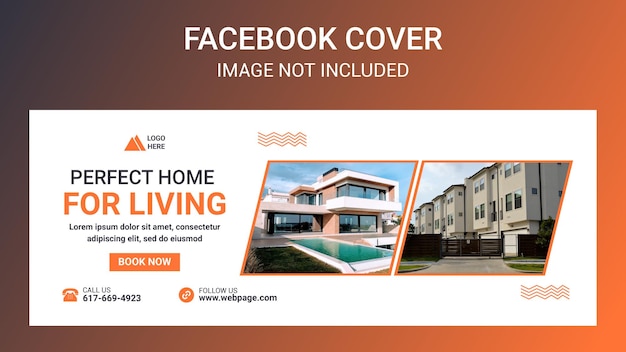 Real Estate Social Media Cover Design.