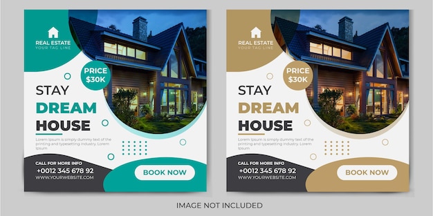 Real estate social media post design