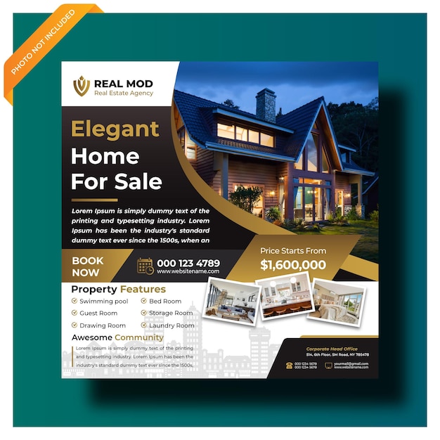 Real Estate Social Media Post Template