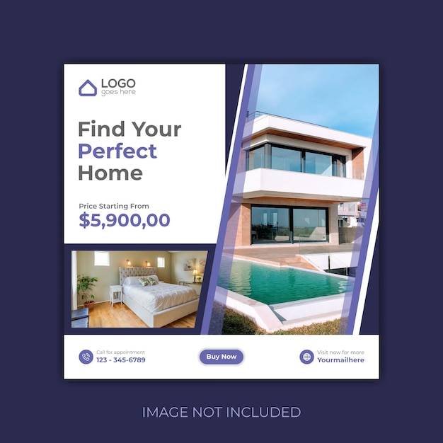 Real Estate Social Media Post Web banner