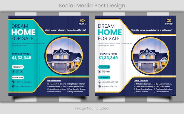 Real estate social media sale banner