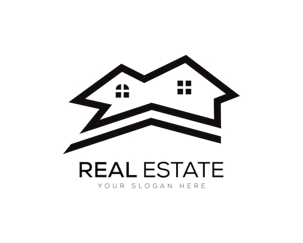 Real estate vector template design