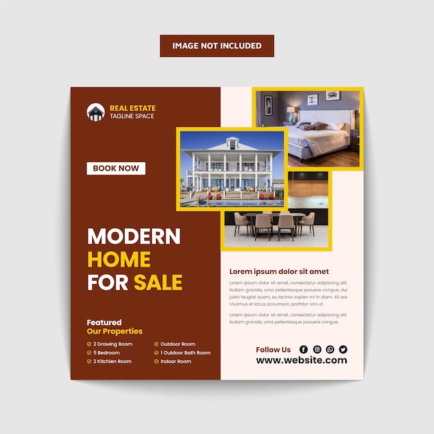 Real Estate Web Banner Design Template