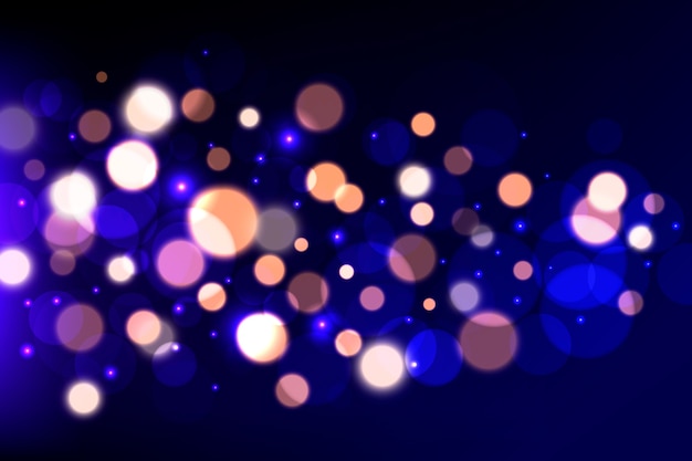 Vector realistic bokeh background