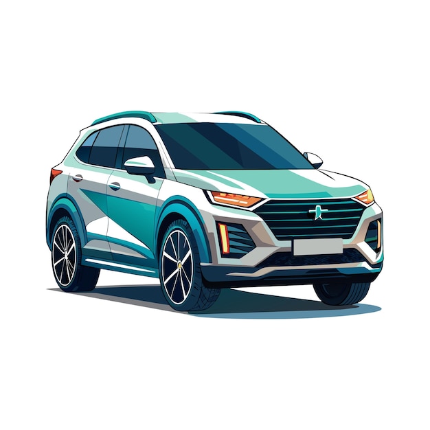 Vector realistic car vehicle vector illustration concept