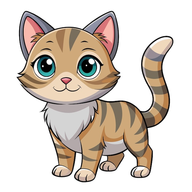 Realistic Cat vector illustration