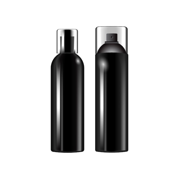 Realistic cosmetic bottles 