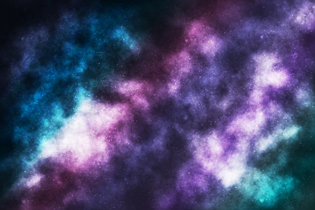 Vector  realistic cosmic galaxy background. concept of space, nebula and cosmos.