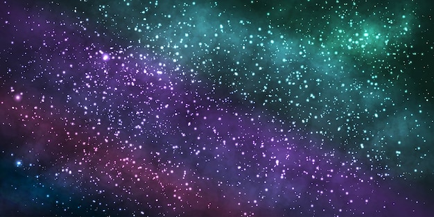 Vector   realistic cosmic galaxy