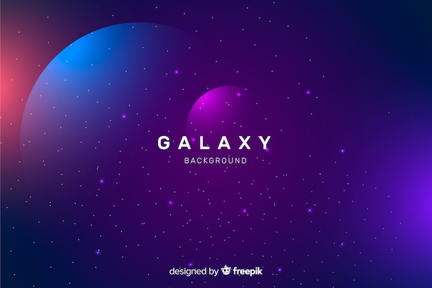 Realistic dark abstract galaxy background