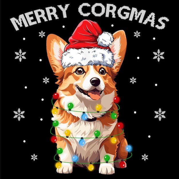 Realistic dog breed corgi vector