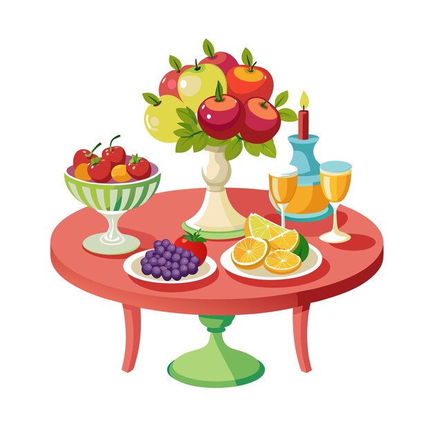 Vector realistic fruits vector illustration concepts