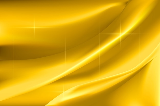 Realistic gold silk background