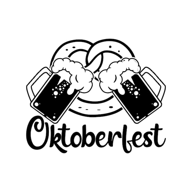 Realistic hand drawn Oktoberfest