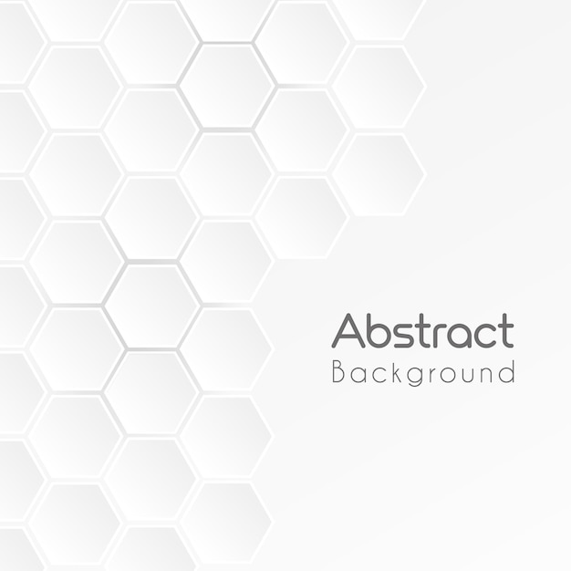 Realistic hexagon background