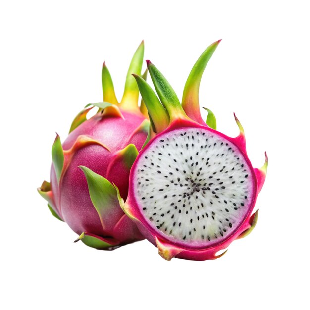 Vector realistic image of dragon fruit