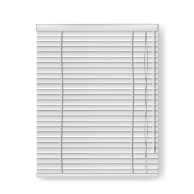 Realistic isolated window blinds.  illustration