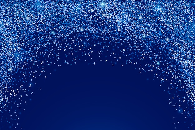 Realistic navy blue glitter background