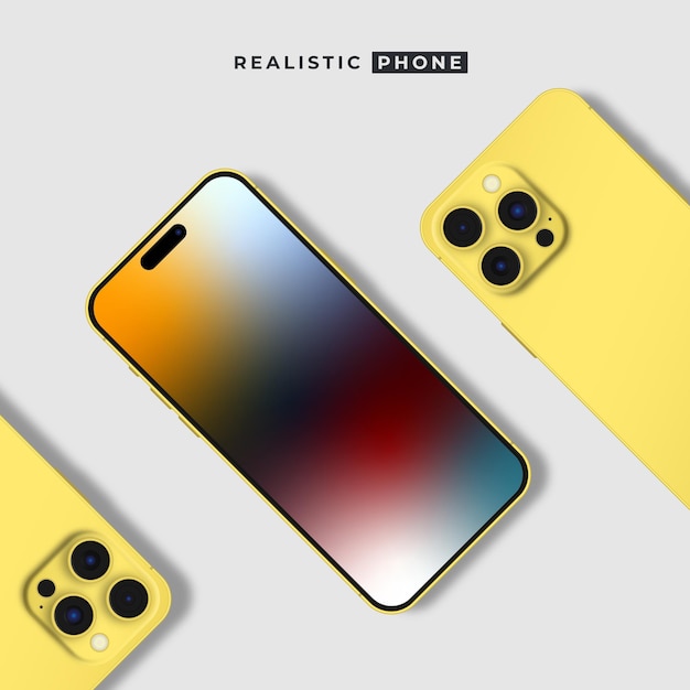 Realistic Phone Mockup