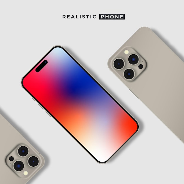 Realistic Phone Mockup