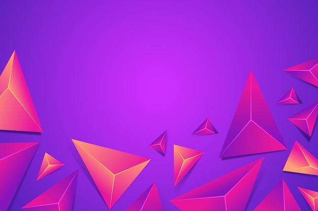 Realistic polygonal background