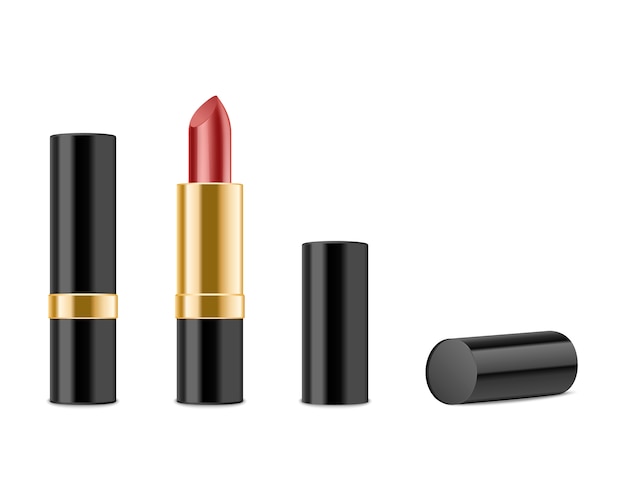 Realistic red lipsticks