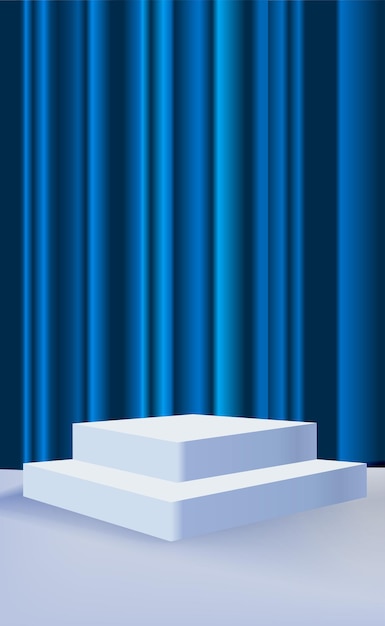 Realistic showcase podium great for product display and scene background