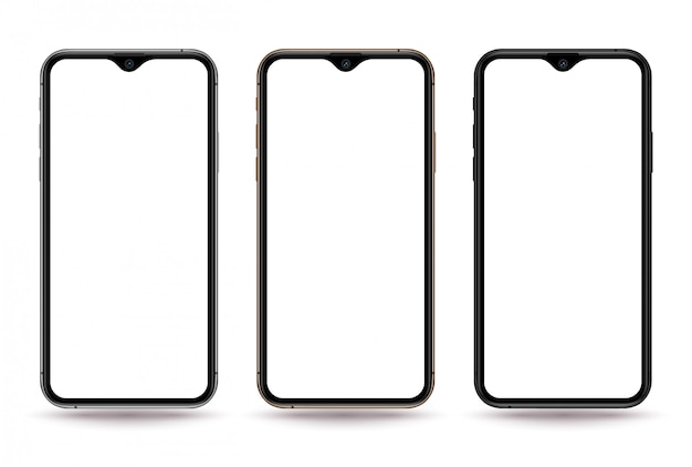 realistic Smartphone template