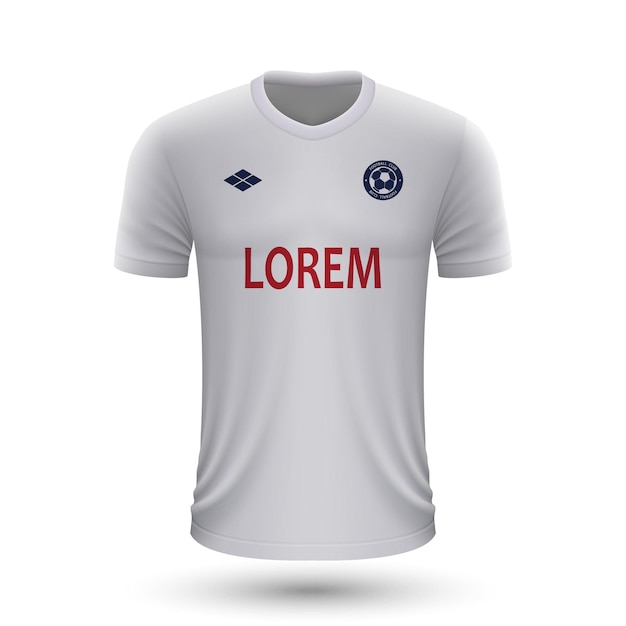 Realistic soccer shirt Tottenham 2022, jersey template for footb