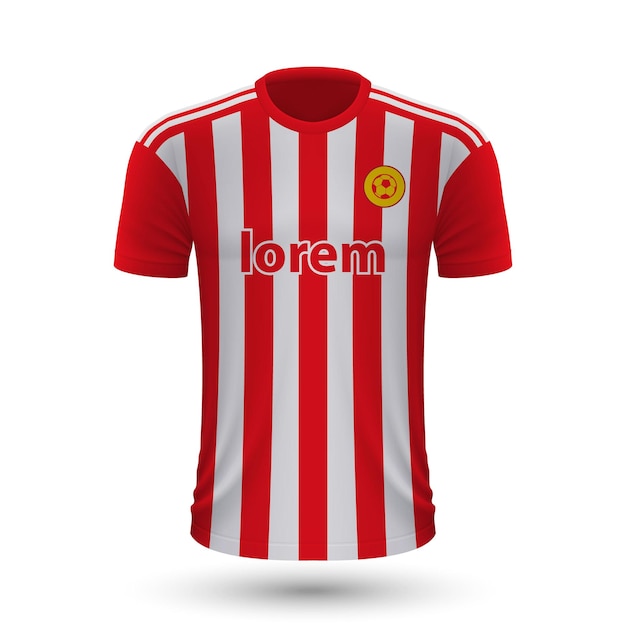 Realistic soccer shirt Union Berlin