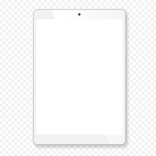 Vector realistic tablet portable computer mockup