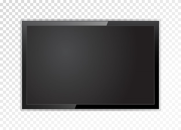 Realistic TV screen