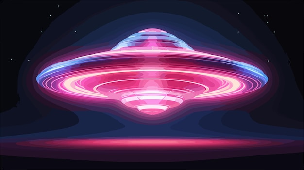 Realistic UFO Scifi Alien Spaceship Background