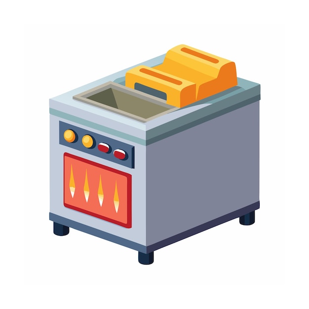 Vector realistic vector illustration of kitchen appliances