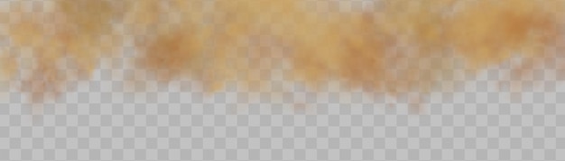 Realistic vector isolated dust  on a transparent background