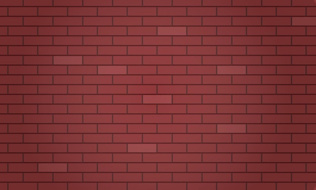 Realistic wall brick vector background