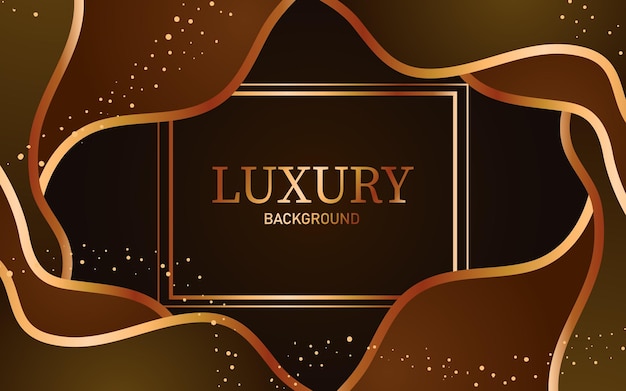 Realistic wavy luxury background