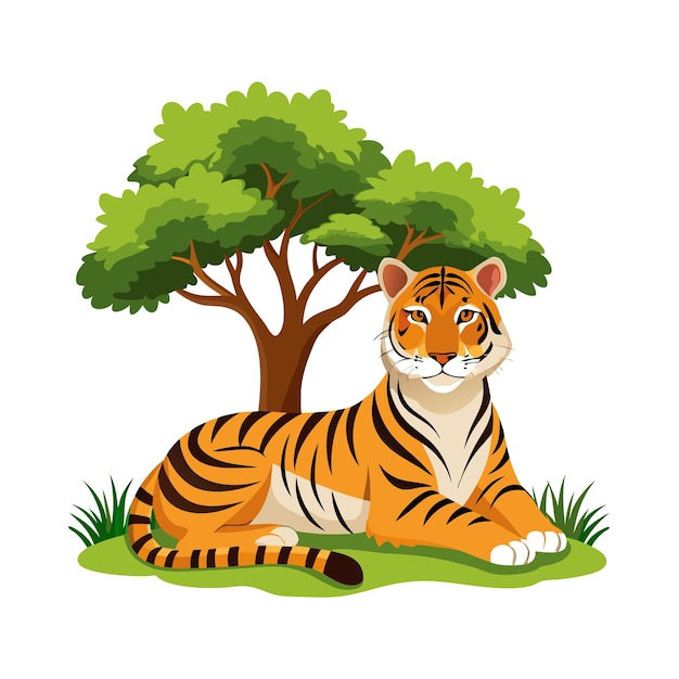 Vector realistic wildlife animal vector illustration