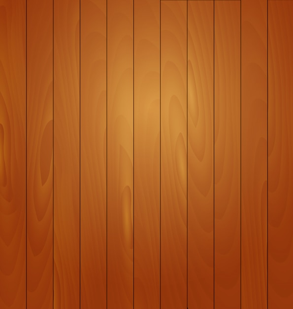 Realistic wood background vector illustration