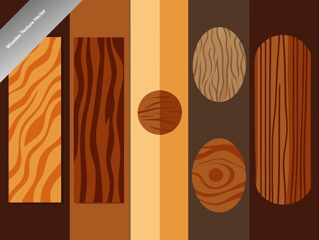 Vector realistic wood grain textures vector art pattern illustration design