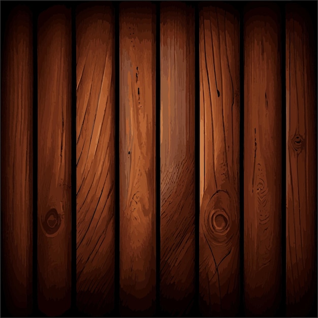 Realistic wood texture plank background fiber texture pattern Vector