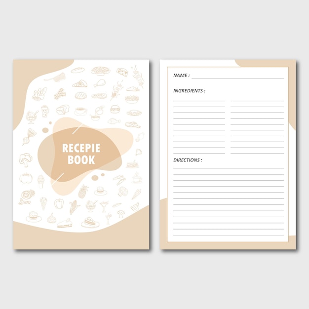 Vector recipe book