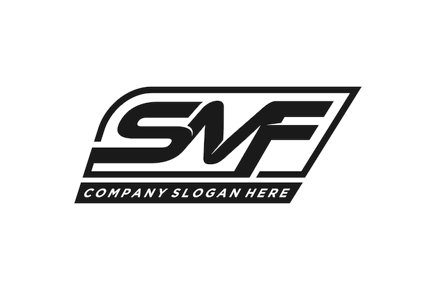 Rectangle Initial SMF Logo design