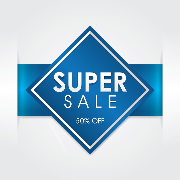 Rectangle super sale template design.