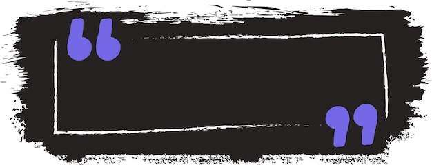 Vector rectangle text box grunge brush