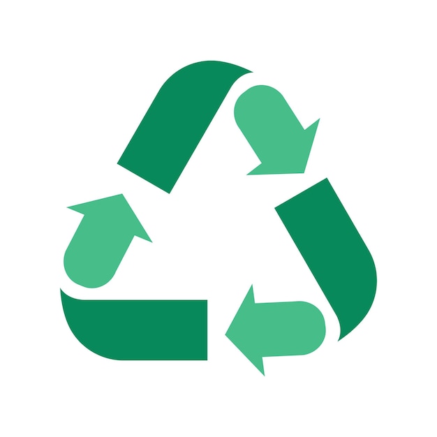 Recycle Green Isolated Vector Symbol Icon Illustration