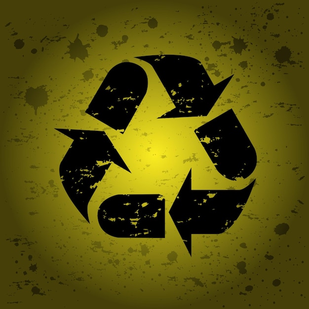 Recycling sign background