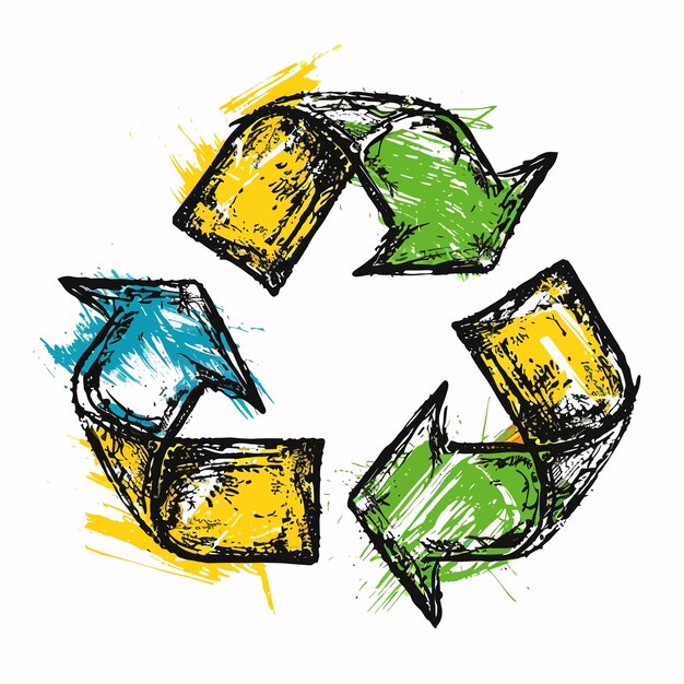 Vector recycling symbol